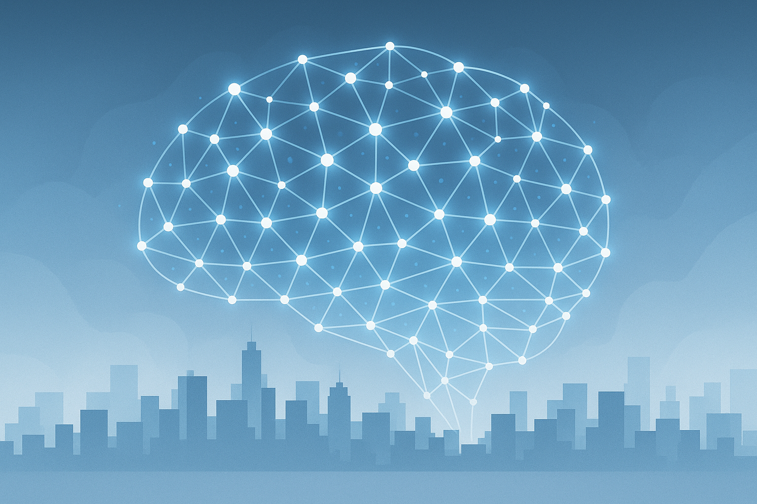 Illustration representing the Agentic Enterprise, featuring interconnected AI agents and human workers collaborating within the Salesforce Agentforce 360 ecosystem